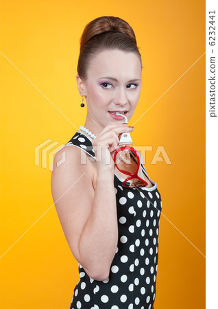 Girl in american 60s style Girl in american 60s style 6232441
