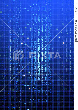 Blue digitized background 6234215