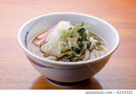 野生蔬菜烏冬面 6234581