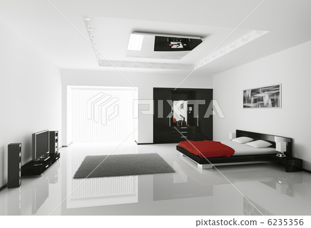 Bedroom interior 3d render 6235356