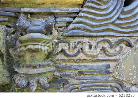 Tile wall of Nagasaki Sofukuji Tile wall of Nagasaki Sofukuji 6238283