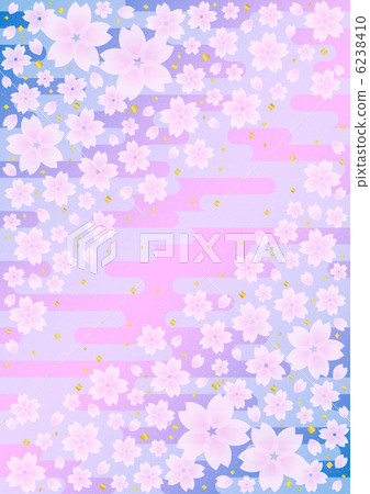 Japanese pattern of cherry blossoms Japanese pattern of cherry blossoms 6238410