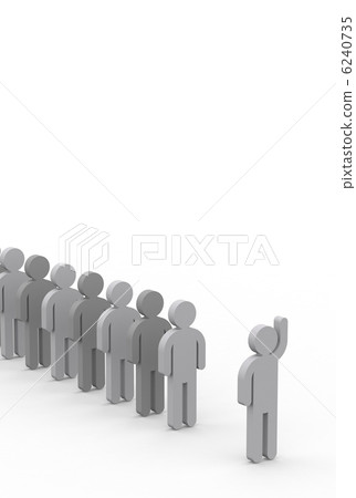 People lined up People lined up 6240735