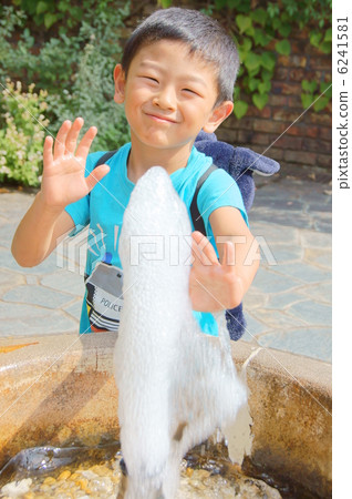 Fountain and boys A Boy & A Fountain Fountain and boys A Boy & A Fountain 6241581