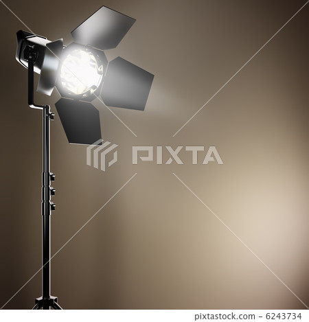 A studio flash. 6243734