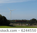 Windmill, iron bridge and train 6244550