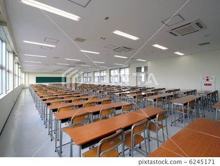 Stock Photo: lecture-room, lecture room, classroom