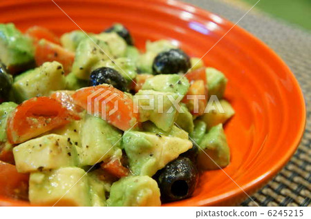 Avocado, mini tomato, olive salad Avocado, mini tomato, olive salad 6245215