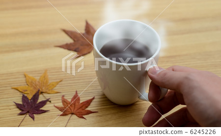 秋葉和一杯熱咖啡 秋葉和一杯熱咖啡 6245226