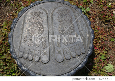 Buddha's footstone 6246592