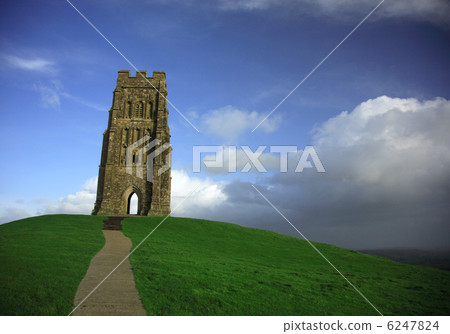 Storm brewing at Glastonbury Tor Storm brewing at Glastonbury Tor 6247824