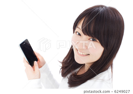 Girls using smartphones 6249027