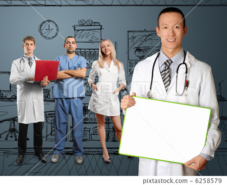 young doctor man with stethoscope young doctor man with stethoscope 6258579