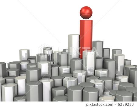 3DCG illustration showing information source 6259233