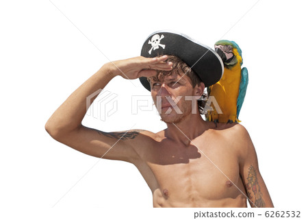 Pirate with a parrot Pirate with a parrot 6262532