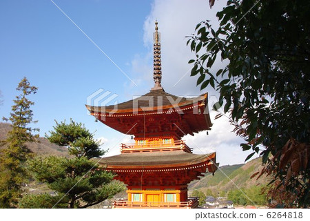 Shogunate's Mikage Chofukuji Triple Tower 6264818