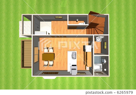 Housing bird's eye view Housing bird's eye view 6265979