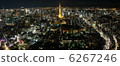 Night view of Tokyo taken from the observatory of Roppongi Hills 6267246