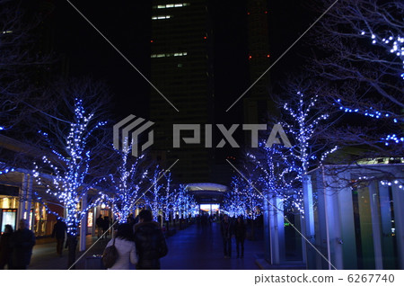 埼玉新都心市區的照明 埼玉新都心市區的照明 6267740