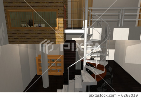 spiral staircase  6268039