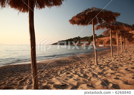 Sunset at Ag Paraskevi beach, Skaithos Sunset at Ag Paraskevi beach, Skaithos 6268840