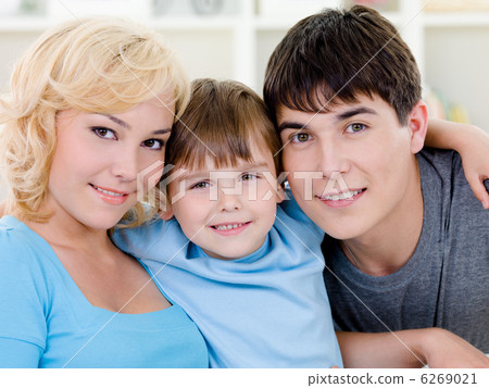 Happy smiling family with son Happy smiling family with son 6269021