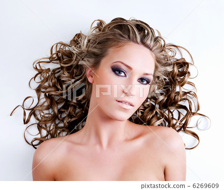 Young beautiful woman with beauty hairs Young beautiful woman with beauty hairs 6269609