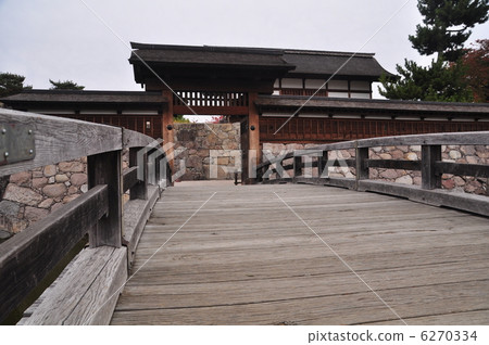 Kaizu城堡Taiko橋樑 Kaizu城堡Taiko橋樑 6270334