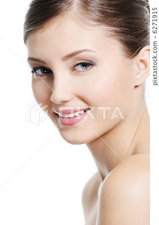 young caucasian female with clear skin young caucasian female with clear skin 6271915