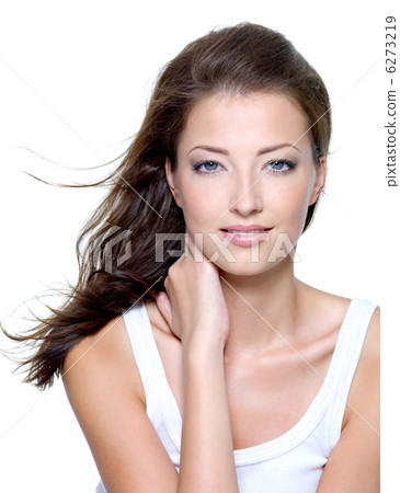 Face of a sexy beautiful young woman 6273219