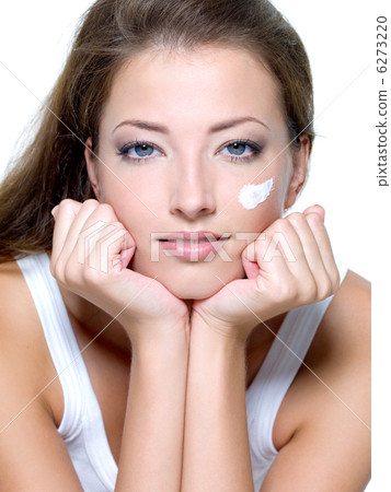 Woman caring of a skin on face 6273220