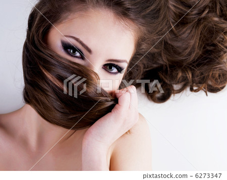 woman with beauty black eyes woman with beauty black eyes 6273347