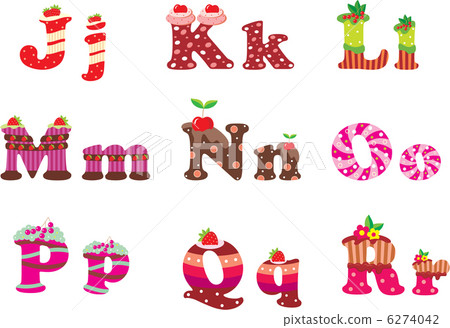 Sweet letters of the alphabet Sweet letters of the alphabet 6274042