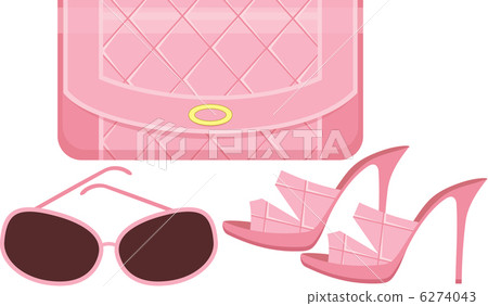 Female bag, shoes and sun glasses Female bag, shoes and sun glasses 6274043