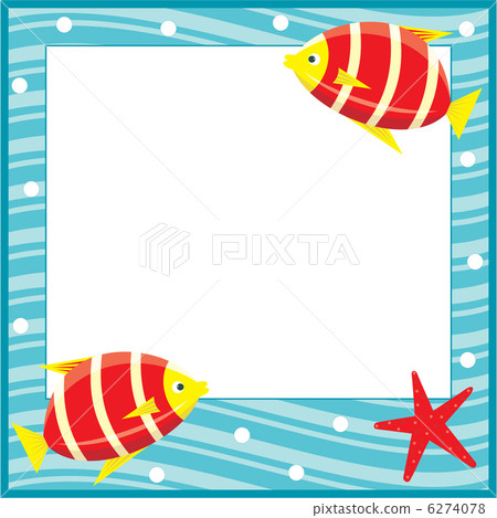 Framework for photos. Sea theme. Fishes. Framework for photos. Sea theme. Fishes. 6274078