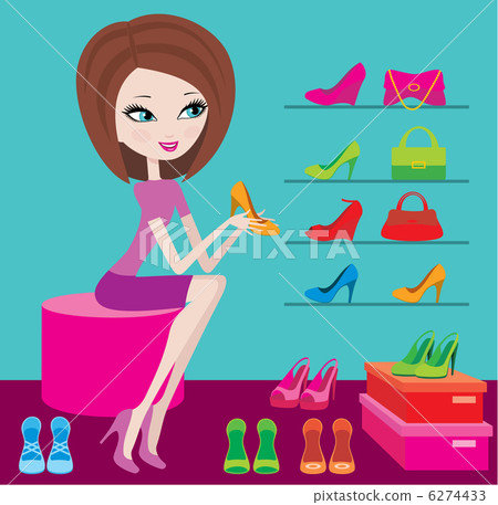 Shop of female footwear 6274433