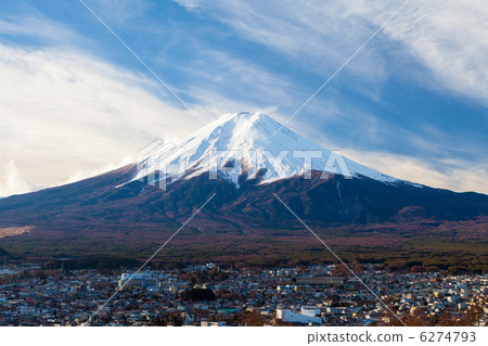 富士吉田市的富士山 富士吉田市的富士山 6274793