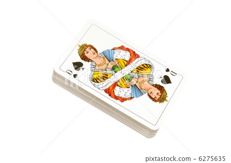 playing cards isolated on white background playing cards isolated on white background 6275635