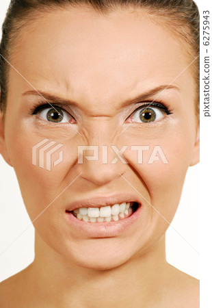 Spite girl face. 6275943