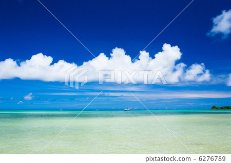 熱帶的天空和大海 6276789