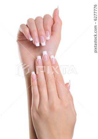 women hands with france manicure women hands with france manicure 6277776