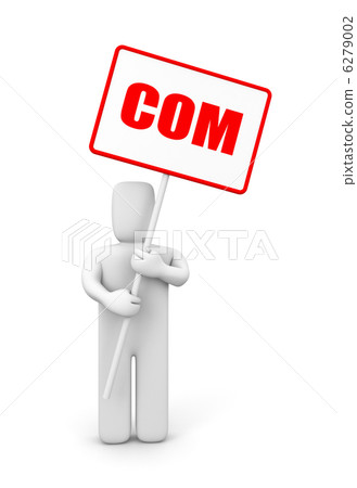 Person with placard 6279002