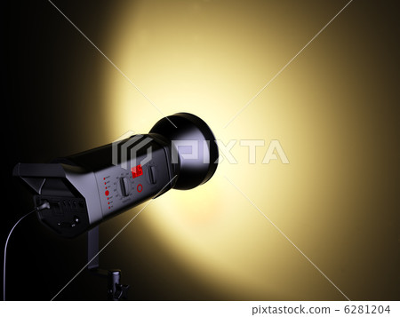 A studio flash. 6281204