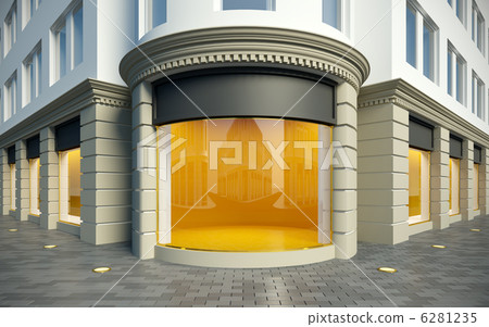 Showcase in classical style. 6281235
