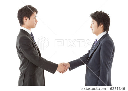 Two businessmen shaking hands Two businessmen shaking hands 6281846