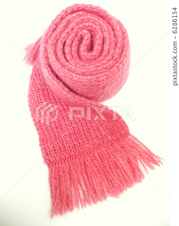 Hand-made hand-knitted muffler with all my heart 6286154