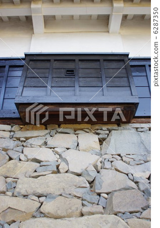 National Treasures Matsumoto Castle stone drop (front) National Treasures Matsumoto Castle stone drop (front) 6287350