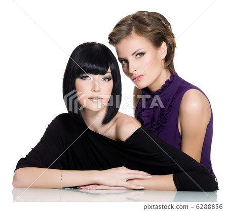 Two beautiful glamour young women Two beautiful glamour young women 6288856