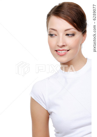 Cute female looking side 6289077
