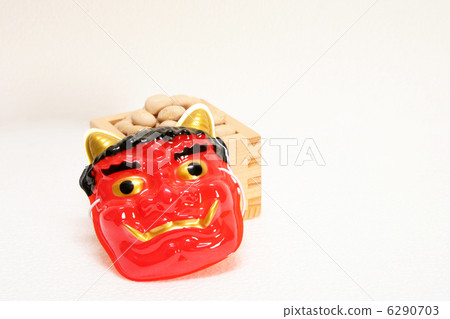 Setsuben and bean face front side 6290703